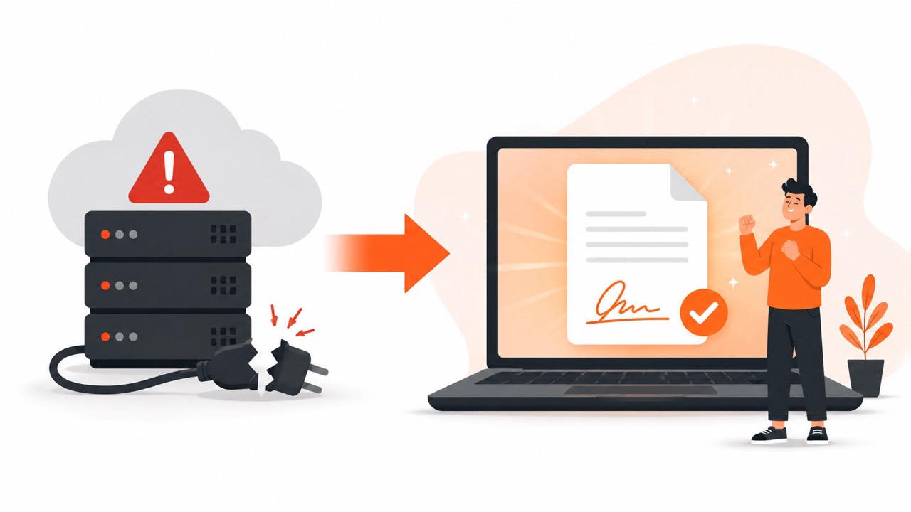 FirmaEC caído: alternativa para firmar PDFs ahora mismo